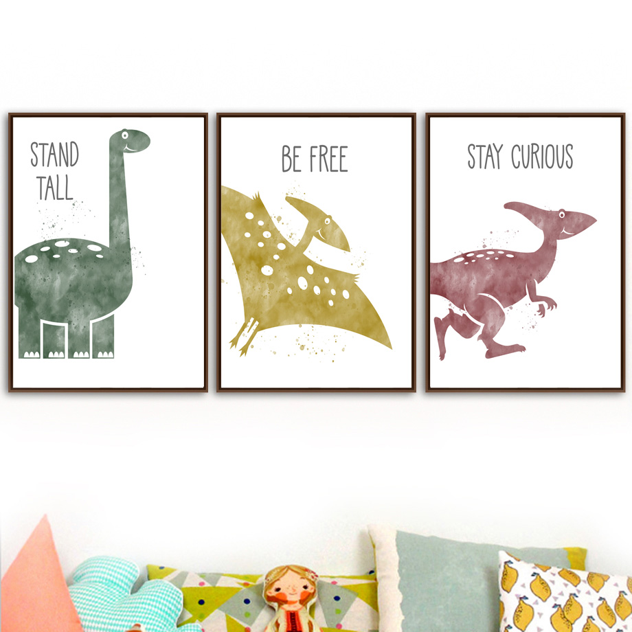 Cute Dinosaur Cartoon Animal Q - Baby Nursery Quotes のレビューと価格