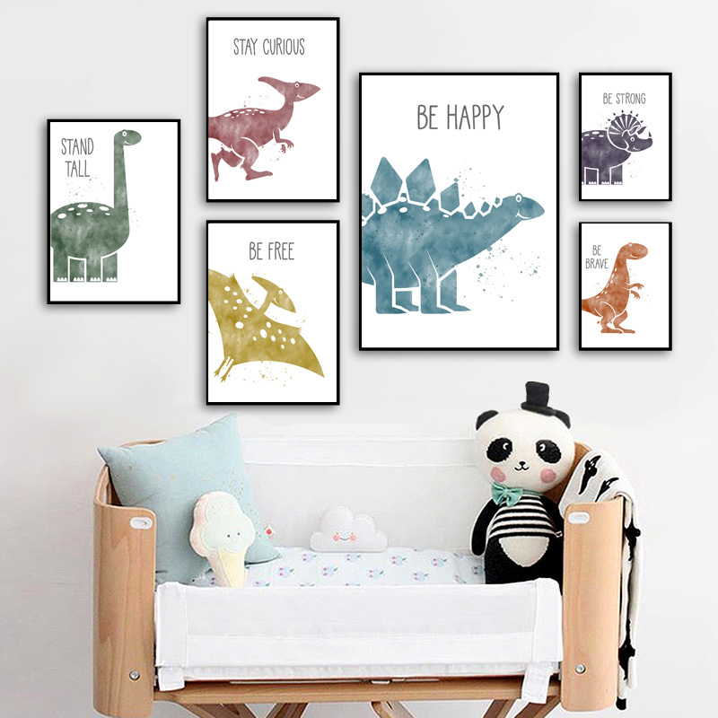 Cute Dinosaur Cartoon Animal Q - Baby Nursery Quotes のレビューと価格
